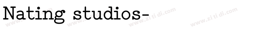 Nating studios字体转换